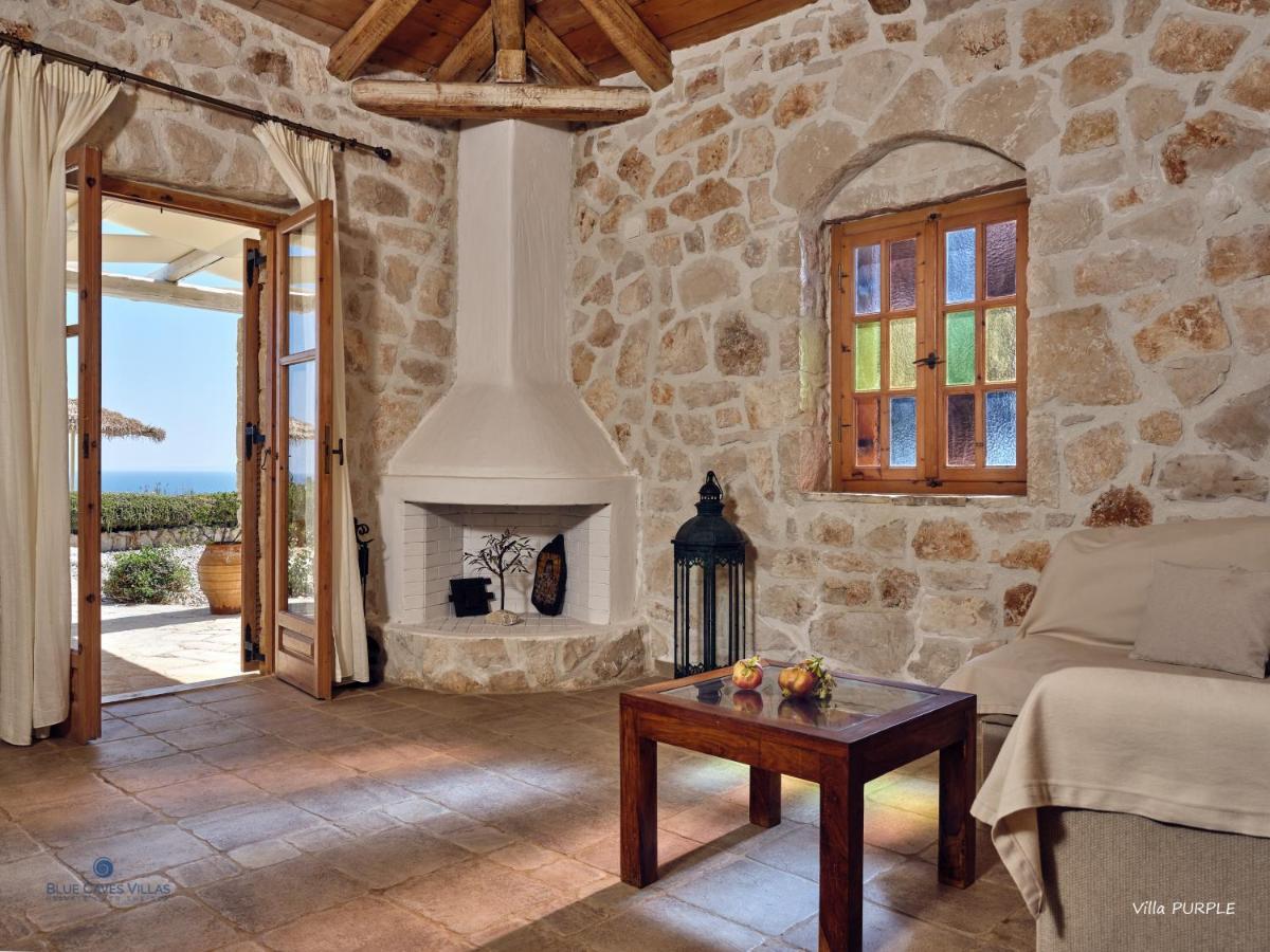 Blue Caves Villas - Exceptional Villas With Private Pools Direct Access To The Sea Korithion Bagian luar foto