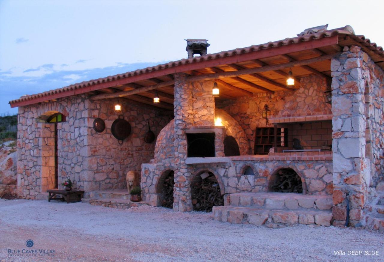 Blue Caves Villas - Exceptional Villas With Private Pools Direct Access To The Sea Korithion Bagian luar foto