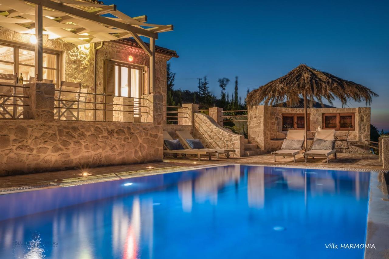 Blue Caves Villas - Exceptional Villas With Private Pools Direct Access To The Sea Korithion Ruang foto